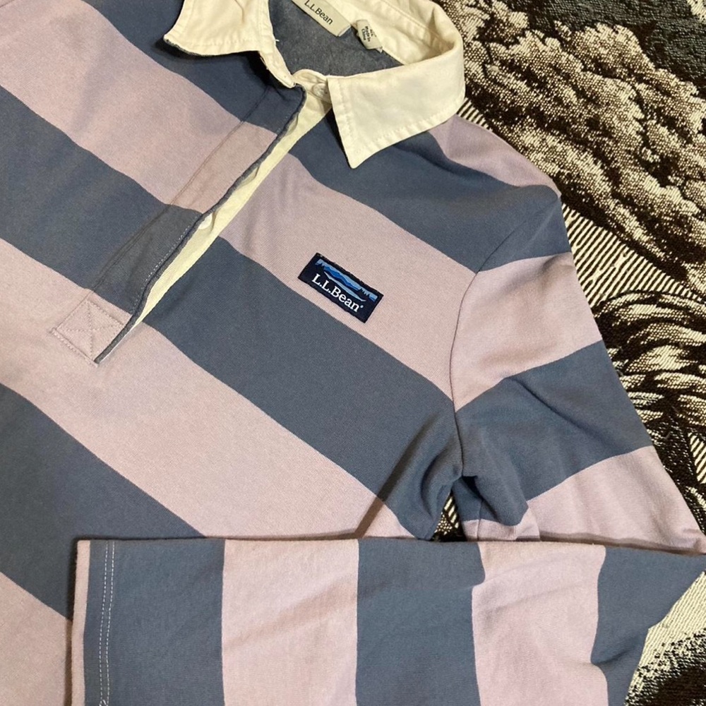 L.L. Bean Women's Long-Sleeve Rugby Shirt XS